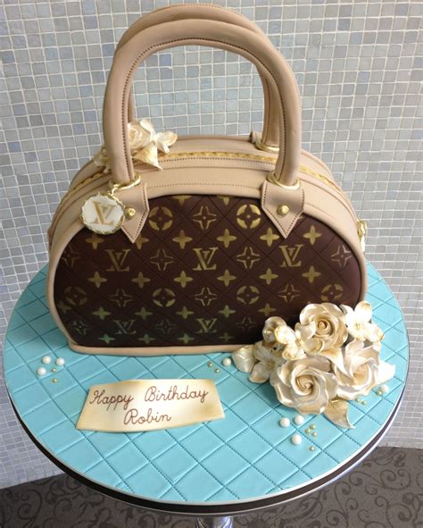 louis vuitton bag birthday cake|happy birthday Louis Vuitton cake.